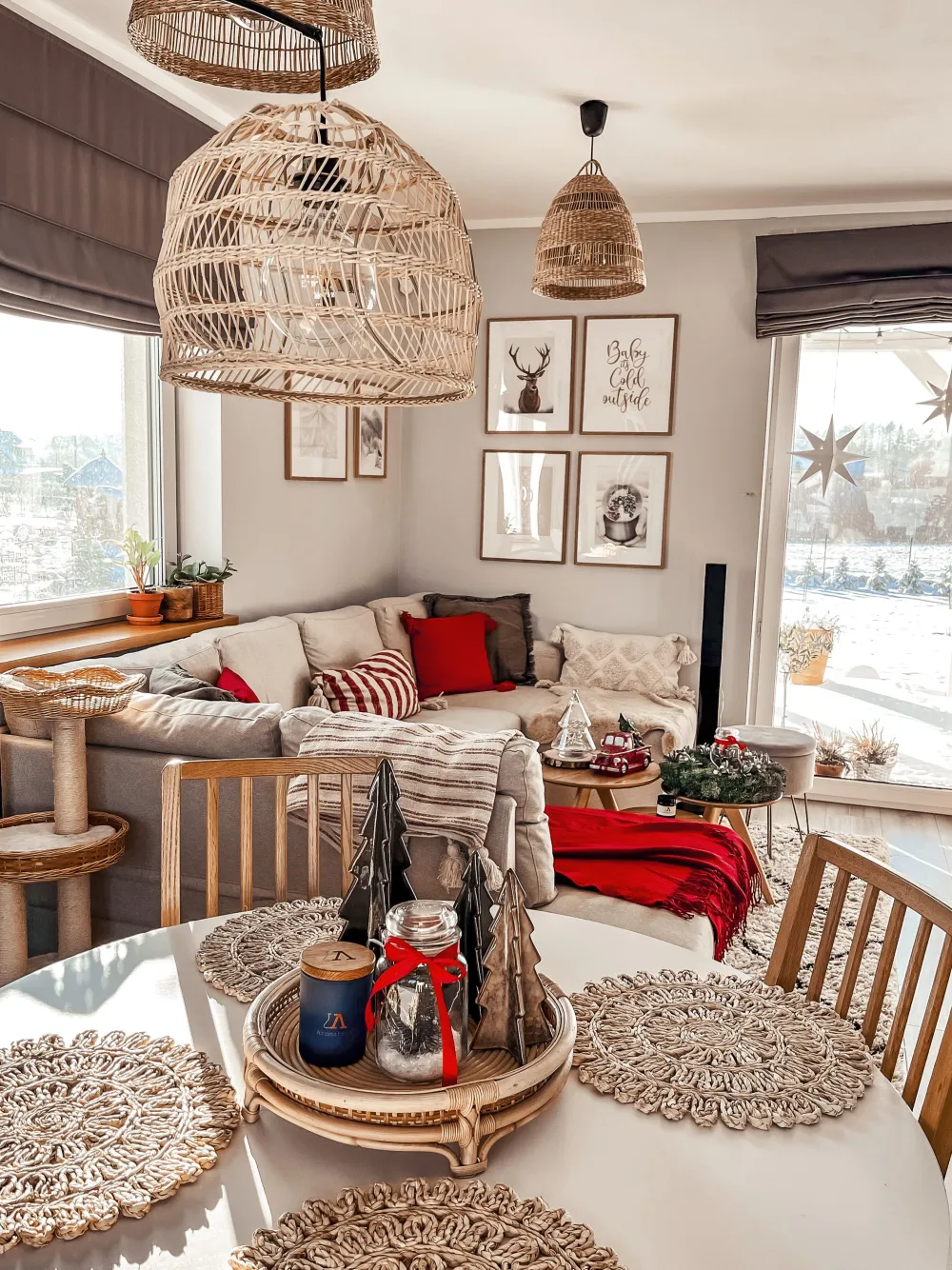 Valaisimet<Beliani Lattiavalaisin Rottinki Luonnonvari/Musta Guaviare