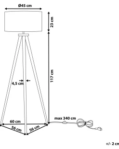 Flash Sale Beliani Lattiavalaisin Tammi Harmaa Nitra