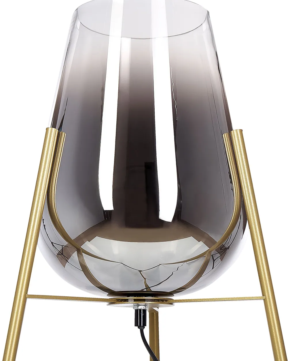 Valaisimet<Beliani Lattiavalaisin Teras Kulta Mena