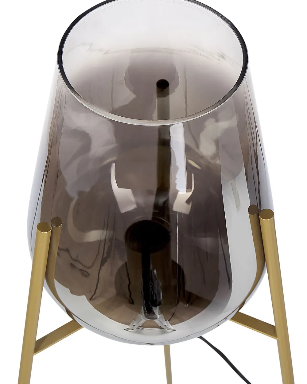 Valaisimet<Beliani Lattiavalaisin Teras Kulta Mena