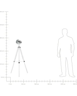 Store Beliani Lattiavalaisin Valkoinen Alzette