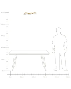 Valaisimet<Beliani Led-Kattovalaisin 5 Polttimoa Rauta Kulta Luga