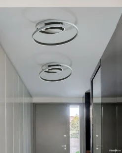 Valaisimet<Beliani Led-Kattovalaisin Alumiini Musta Naryn