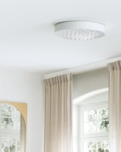 Best Sale Beliani Led-Kattovalaisin Rauta Valkoinen Arli