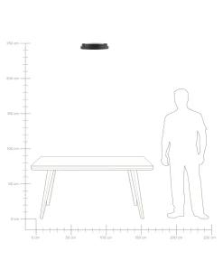 Valaisimet<Beliani Led-Kattovalaisin Teras Musta Nanding