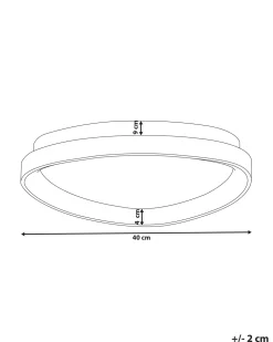 Valaisimet<Beliani Led-Kattovalaisin Teras Musta Nanding