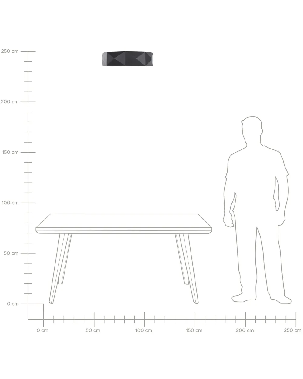 Valaisimet<Beliani Led-Kattovalaisin Teras Musta Svay