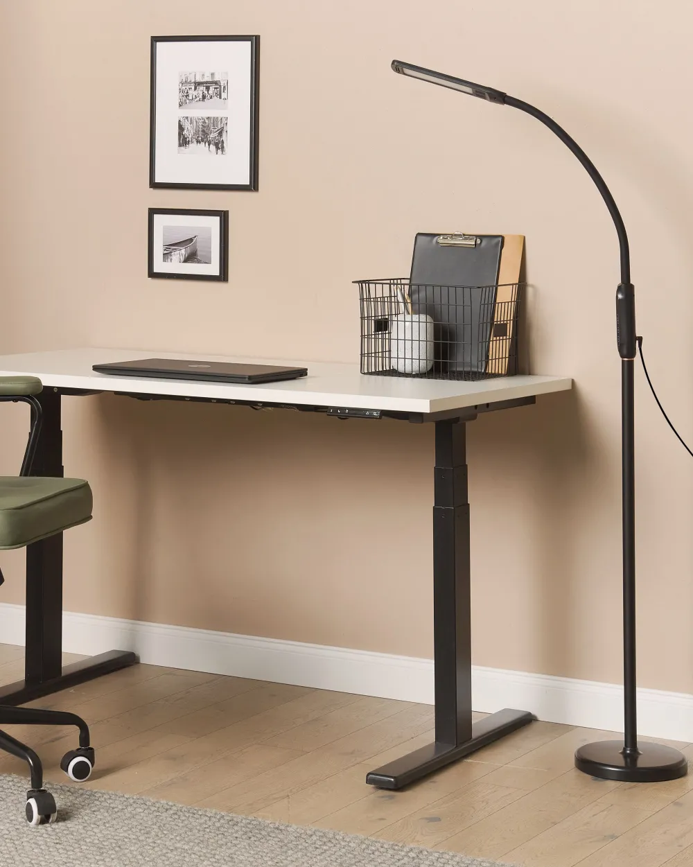 Valaisimet<Beliani Led-Lattia/Poytavalaisin Muunneltava Musta Apus