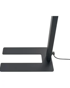 Valaisimet<Beliani Led-Lattiavalaisin Alumiini Musta Mensa