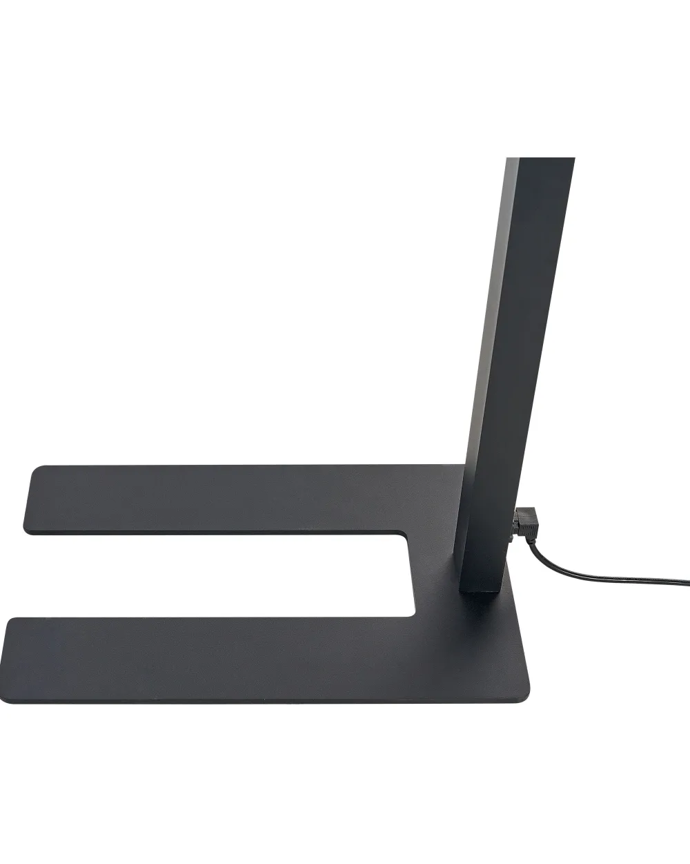 Valaisimet<Beliani Led-Lattiavalaisin Alumiini Musta Mensa