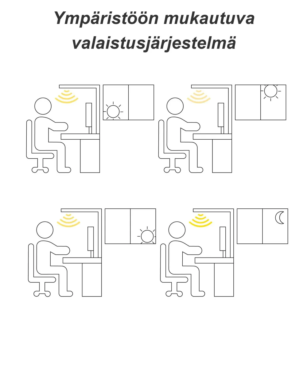 Valaisimet<Beliani Led-Lattiavalaisin Alumiini Musta Mensa