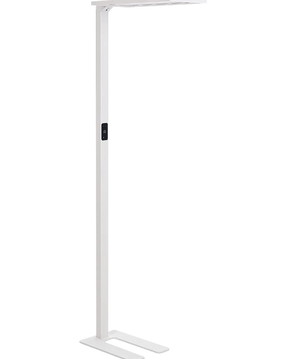 Valaisimet<Beliani Led-Lattiavalaisin Alumiini Valkoinen Orion