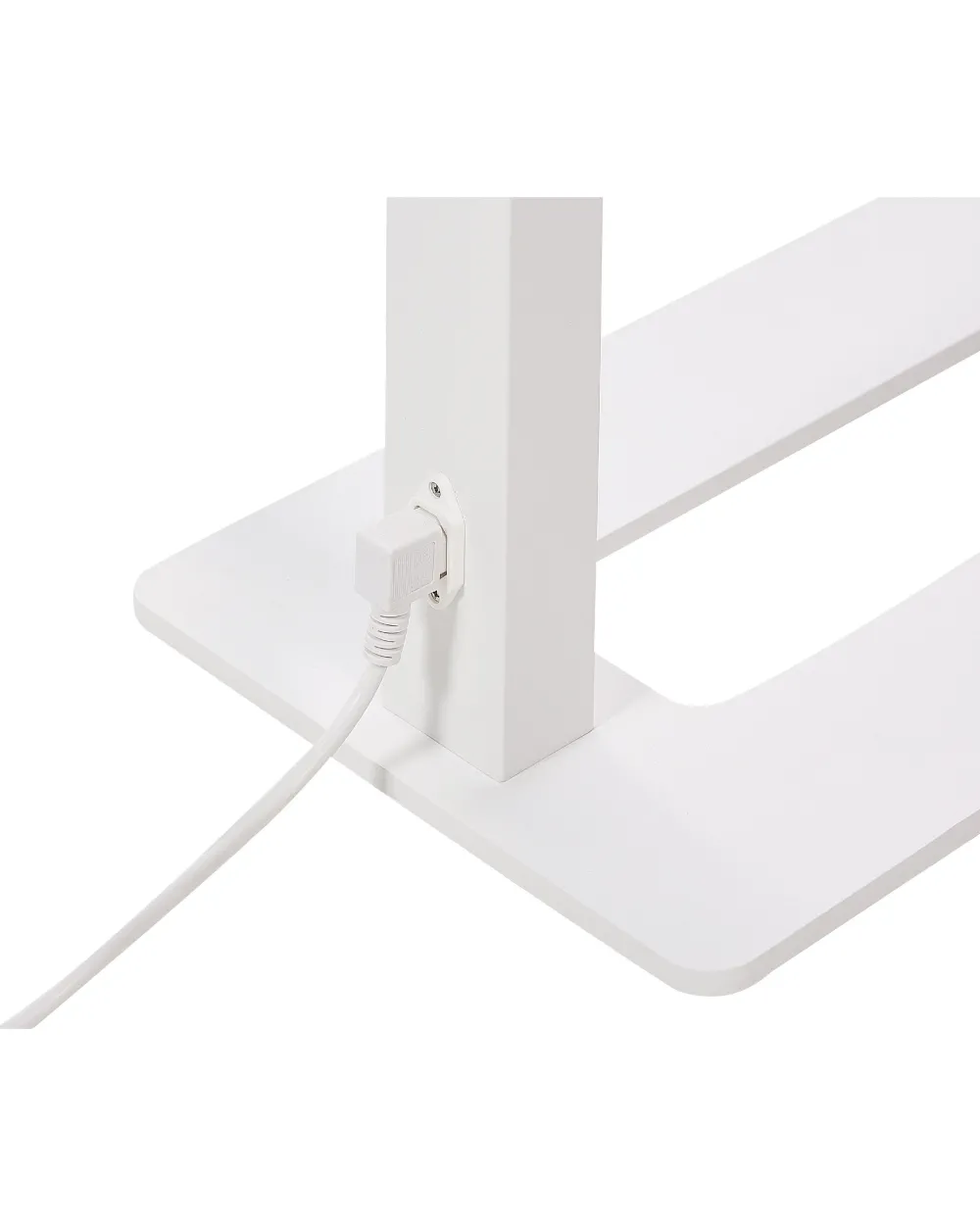 Valaisimet<Beliani Led-Lattiavalaisin Alumiini Valkoinen Orion