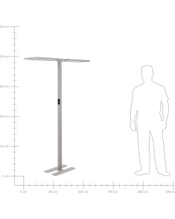 Cheap Beliani Led-Lattiavalaisin Alumiini Hopea Sculptor