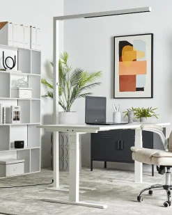 New Beliani Led-Lattiavalaisin Alumiini Valkoinen Sagitta