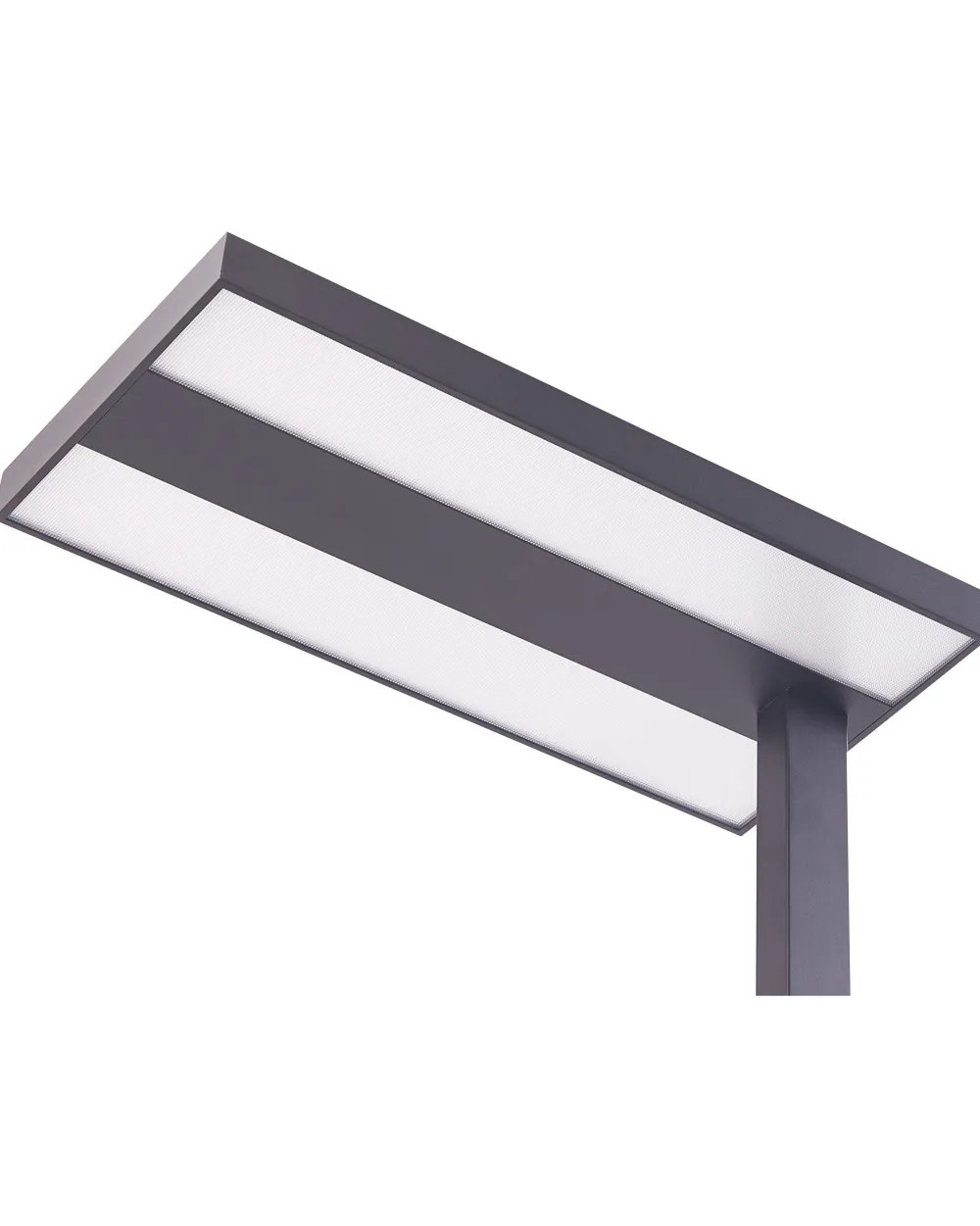 Valaisimet<Beliani Led-Lattiavalaisin Alumiini Musta Taurus