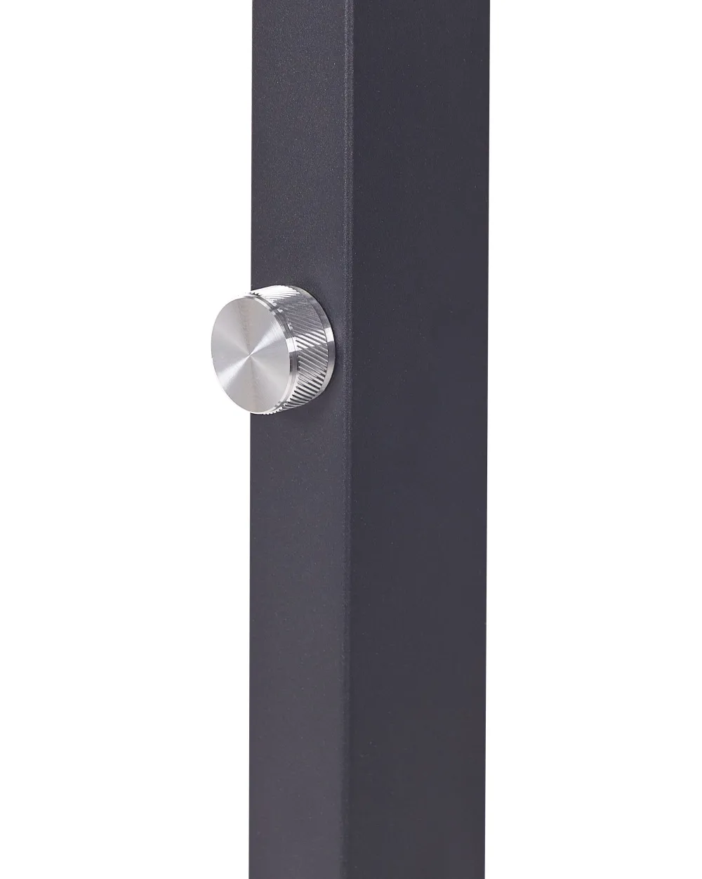 Valaisimet<Beliani Led-Lattiavalaisin Alumiini Musta Taurus