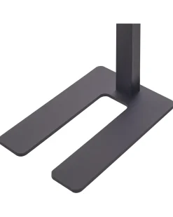 Valaisimet<Beliani Led-Lattiavalaisin Alumiini Musta Taurus