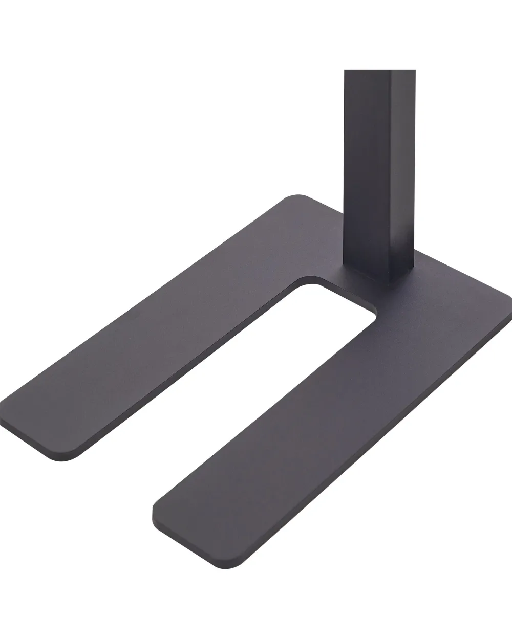 Valaisimet<Beliani Led-Lattiavalaisin Alumiini Musta Taurus