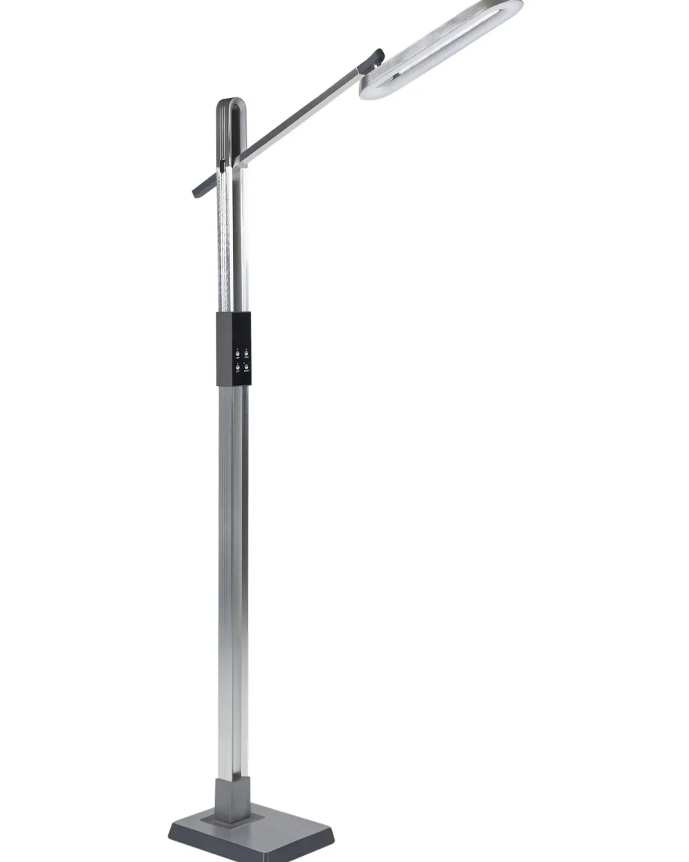 Valaisimet<Beliani Led-Lattiavalaisin Hopea Aquarius