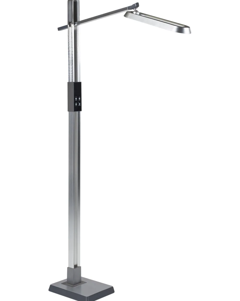 Valaisimet<Beliani Led-Lattiavalaisin Hopea Aquarius