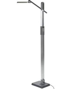 Valaisimet<Beliani Led-Lattiavalaisin Hopea Aquarius