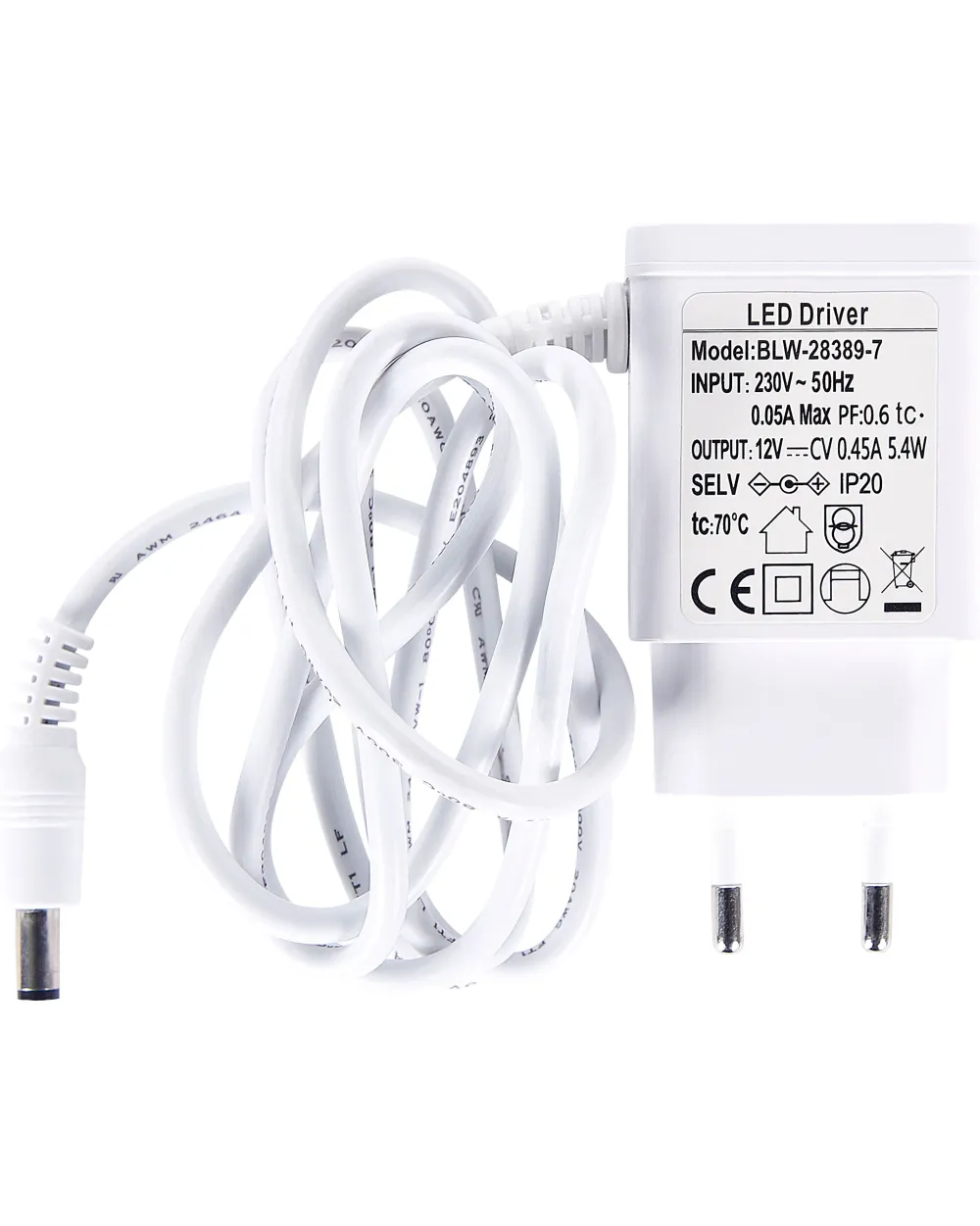 Valaisimet<Beliani Led-Lattiavalaisin Valkoinen Andromeda