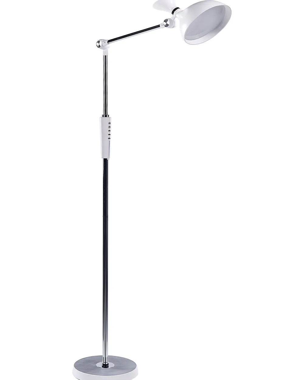 Valaisimet<Beliani Led-Lattiavalaisin Valkoinen Andromeda