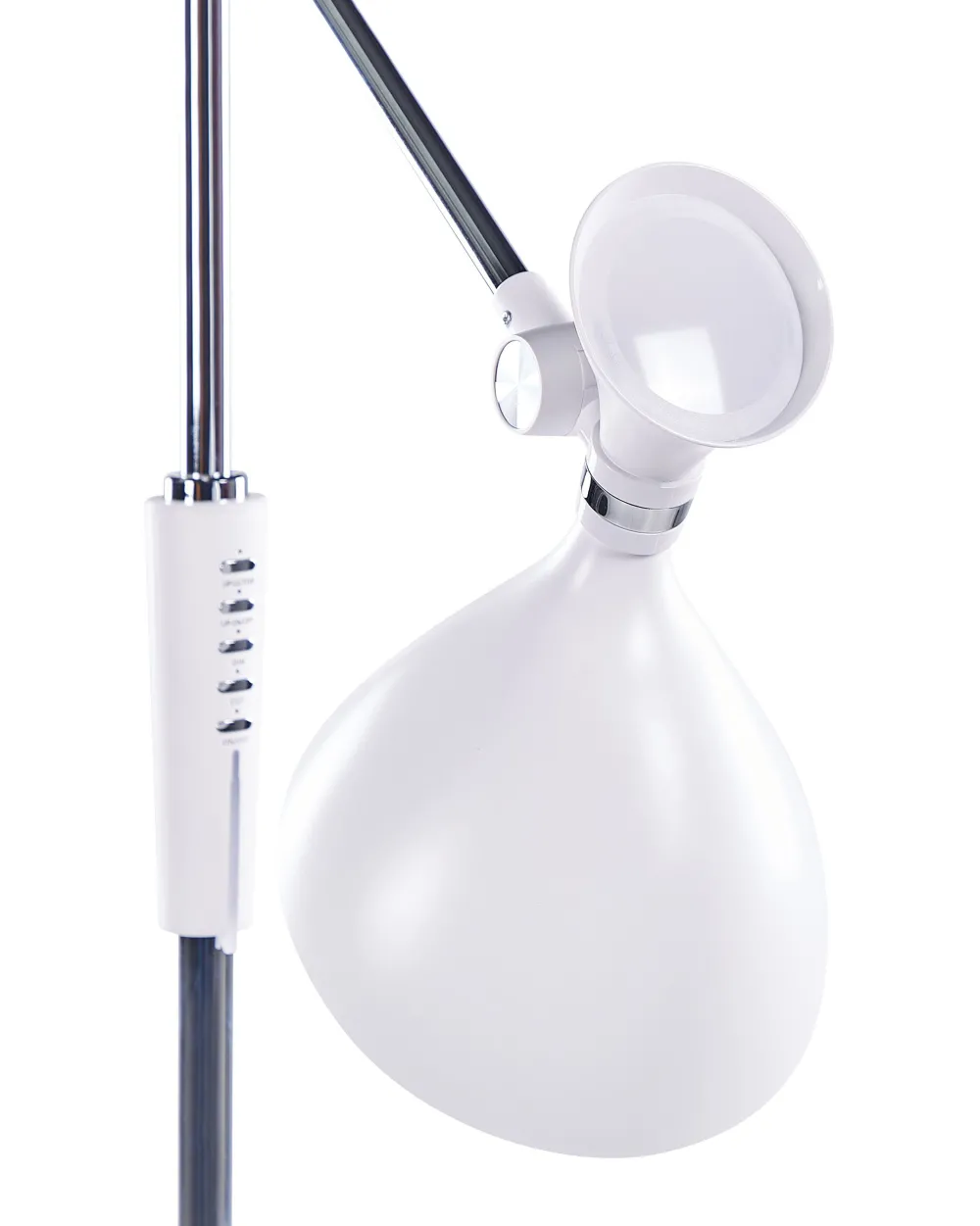 Valaisimet<Beliani Led-Lattiavalaisin Valkoinen Andromeda