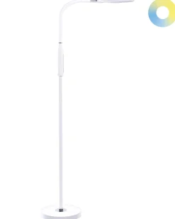 Store Beliani Led-Lattiavalaisin Valkoinen Cassiopeia