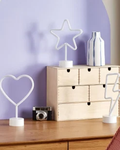 Cheap Beliani Led-Neonvalaisin Monivarinen 3 Kpl Floretta