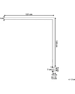 Store Beliani Led-Poytavalaisin Alumiini Musta Octant