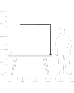 Store Beliani Led-Poytavalaisin Alumiini Musta Octant
