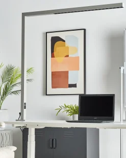 Valaisimet<Beliani Led-Poytavalaisin Alumiini Hopea Octant