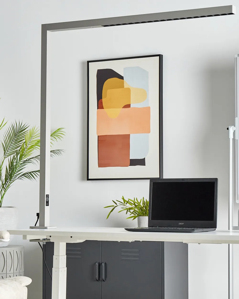 Valaisimet<Beliani Led-Poytavalaisin Alumiini Hopea Octant