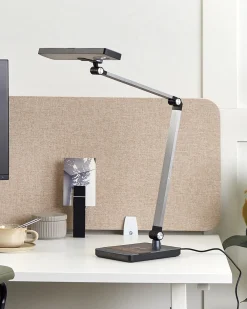 Fashion Beliani Led-Poytavalaisin Alumiini Musta Lacerta