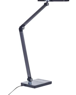 Fashion Beliani Led-Poytavalaisin Alumiini Musta Lacerta