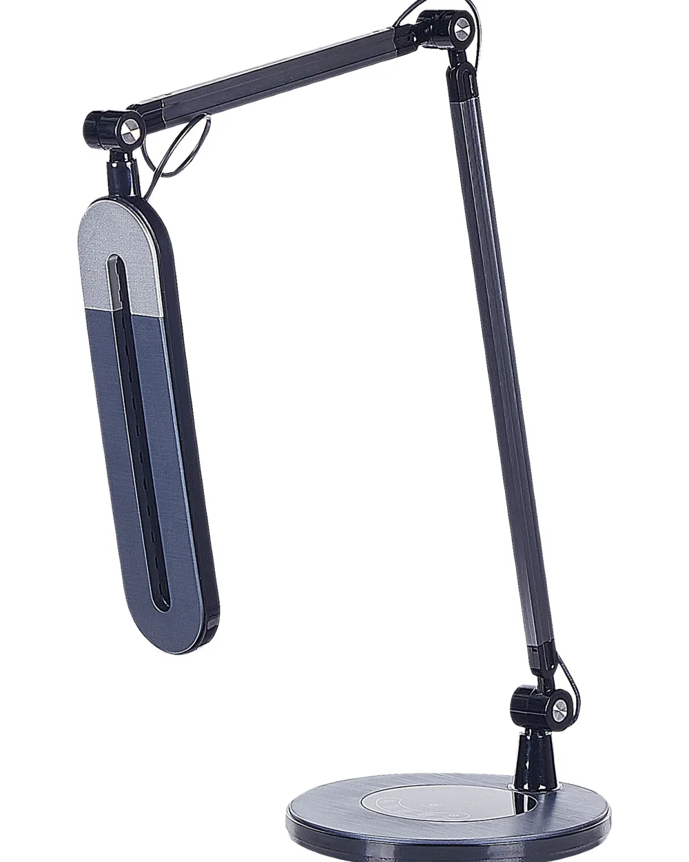 Valaisimet<Beliani Led-Poytavalaisin Alumiini Musta Grus