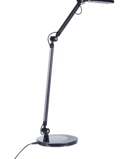 Valaisimet<Beliani Led-Poytavalaisin Alumiini Musta Grus