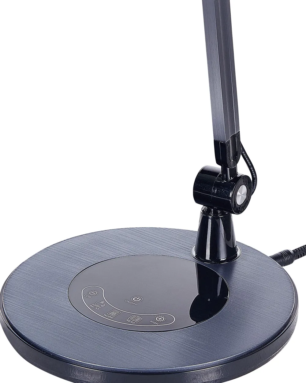 Valaisimet<Beliani Led-Poytavalaisin Alumiini Musta Grus