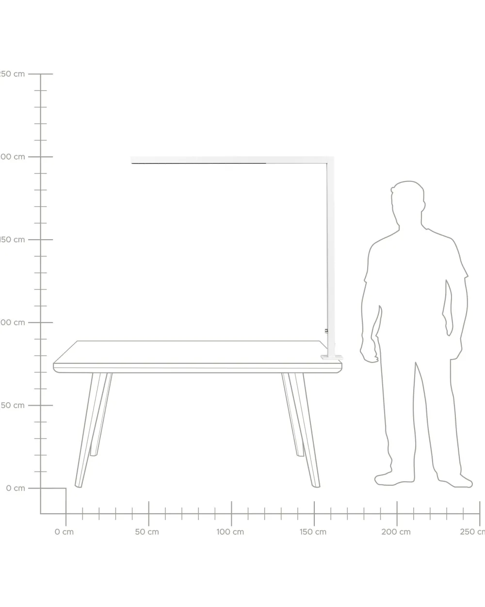 Valaisimet<Beliani Led-Poytavalaisin Alumiini Valkoinen Volans