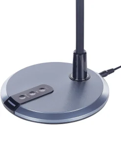 Valaisimet<Beliani Led-Poytavalaisin Hopea/Musta Columba