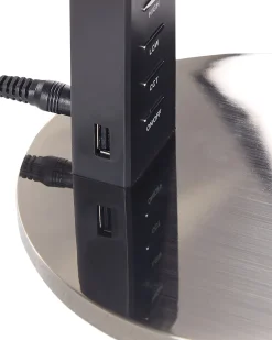 Flash Sale Beliani Led-Poytavalaisin Usb-Portti Messinki Chamaeleon