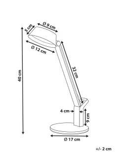 Flash Sale Beliani Led-Poytavalaisin Usb-Portti Messinki Chamaeleon