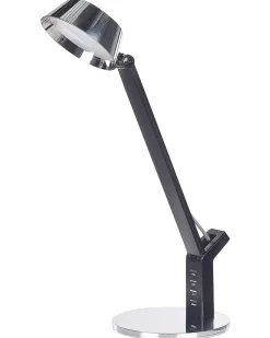 Valaisimet<Beliani Led-Poytavalaisin Usb-Portti Hopea Chamaeleon