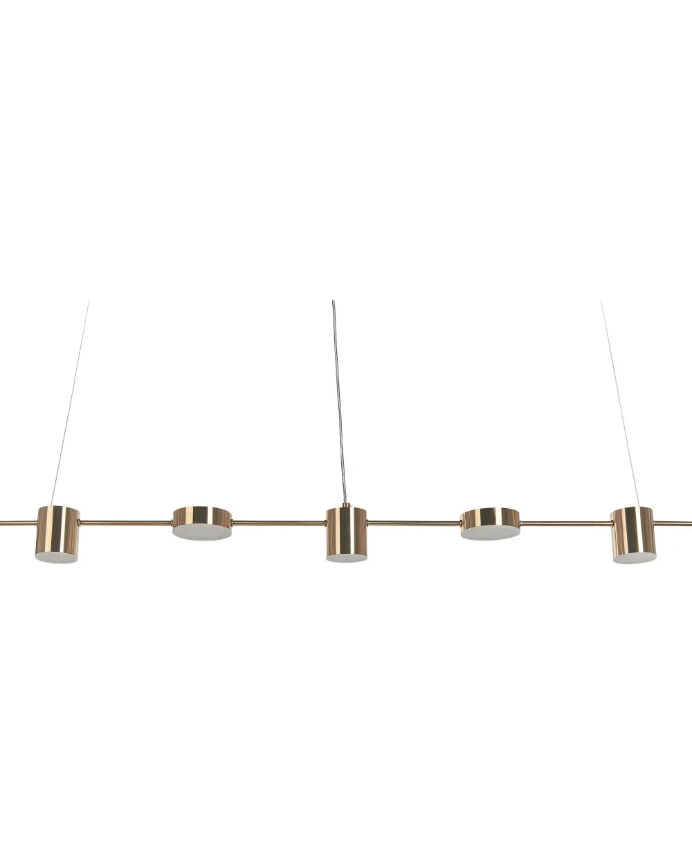 Valaisimet<Beliani Led-Riippuvalaisin 5 Polttimoa Alumiini Messinki Sestra