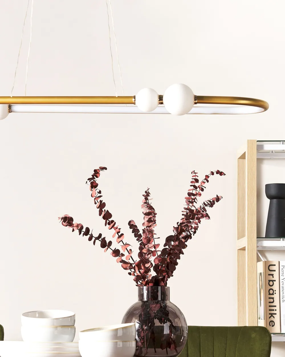 Sale Beliani Led-Riippuvalaisin Alumiini Kulta Feale