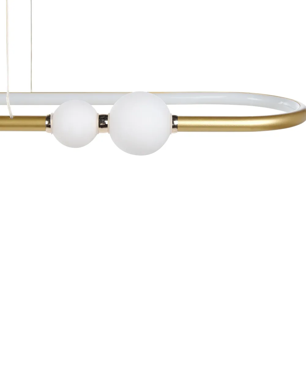 Sale Beliani Led-Riippuvalaisin Alumiini Kulta Feale