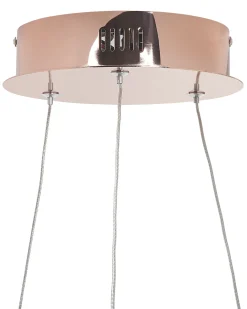 Fashion Beliani Led-Riippuvalaisin Alumiini Ruusukulta Jordan