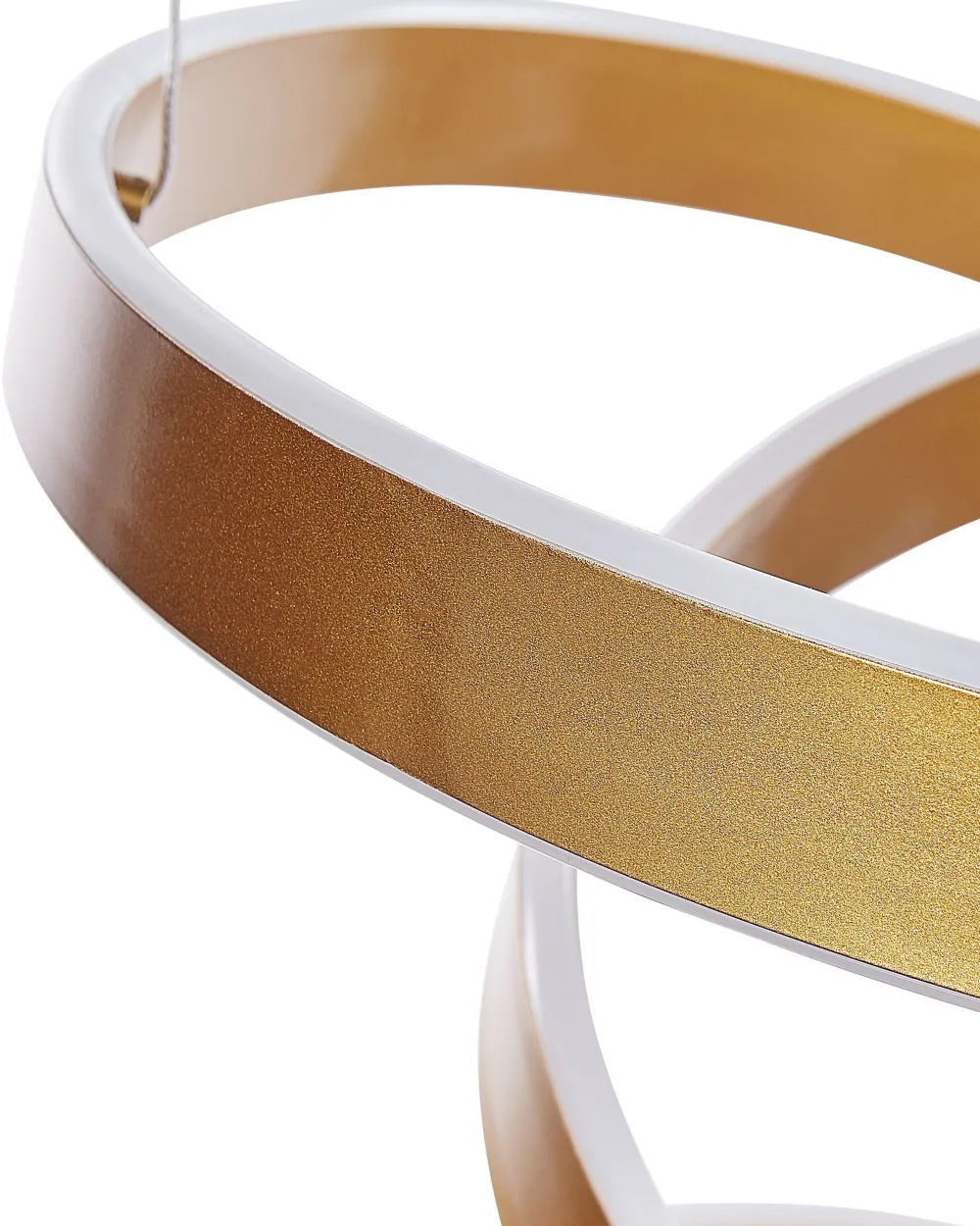 Valaisimet<Beliani Led-Riippuvalaisin Alumiini Kulta Wanli